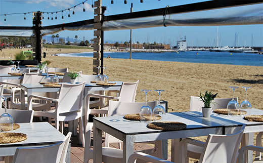 Arenal restaurante playa barceloneta