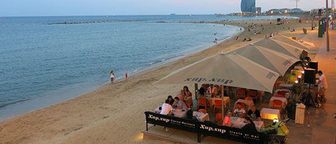 organiza tu evento en la playa de barcelona Xup Xup Restaurant